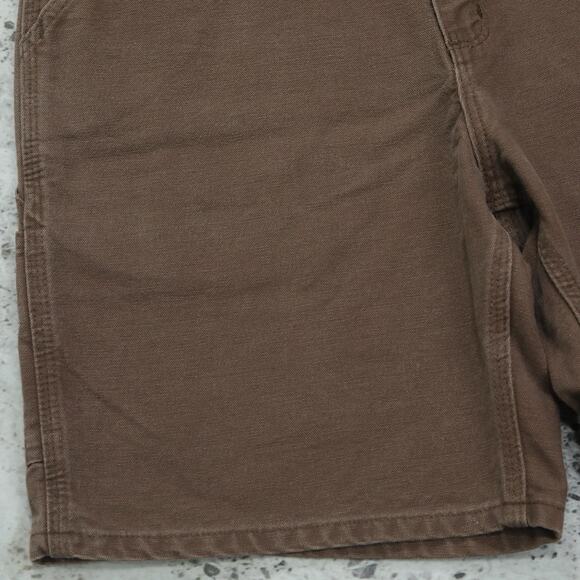 Vintage Carhartt B25 CHT Chestnut Brown Carpenter Shorts 32x8.25 - Picture 10 of 14